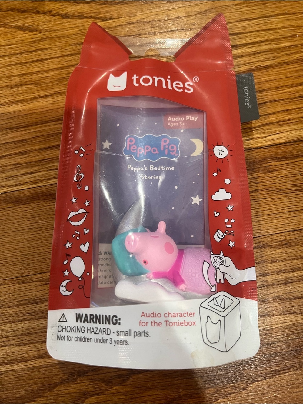 Peppa Pig Tonies Audio Character - Pink with Teal and White
